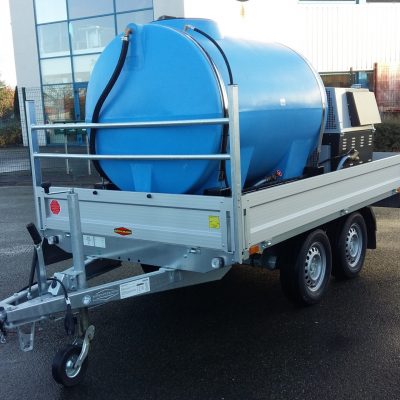 SIRMAC CW MAX | Idropulitrici ad acqua fredda autonome con motori Diesel Idropulitrice autonoma CW Max su trailer con serbatoio